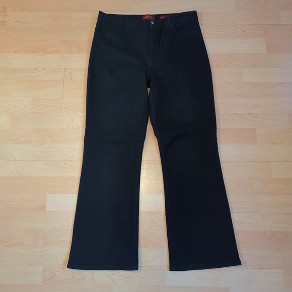 NYDJ Black High Rise Boot Cut Jeans - Picture 4 of 14